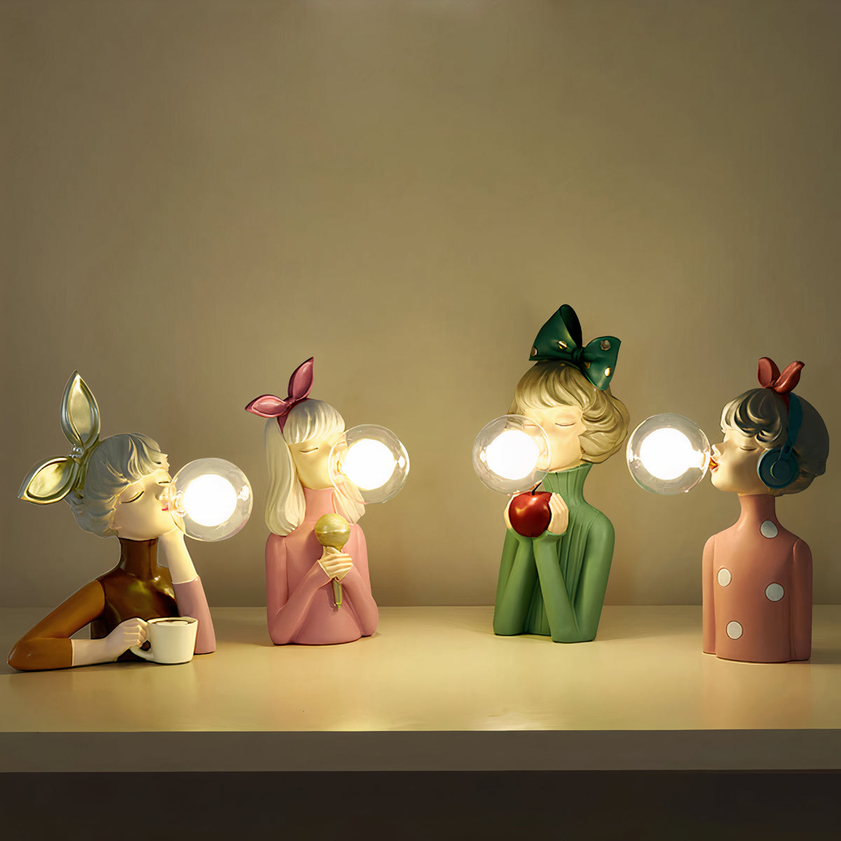 Arlen — Handmade USB Table Lamp with Warm Wooden Base