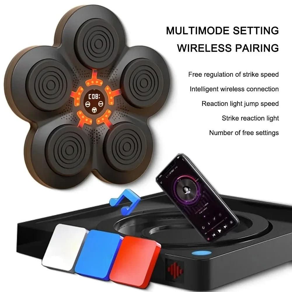 BoxFit Sync Smart Boxing Trainer for Enhanced Reaction and Fitness