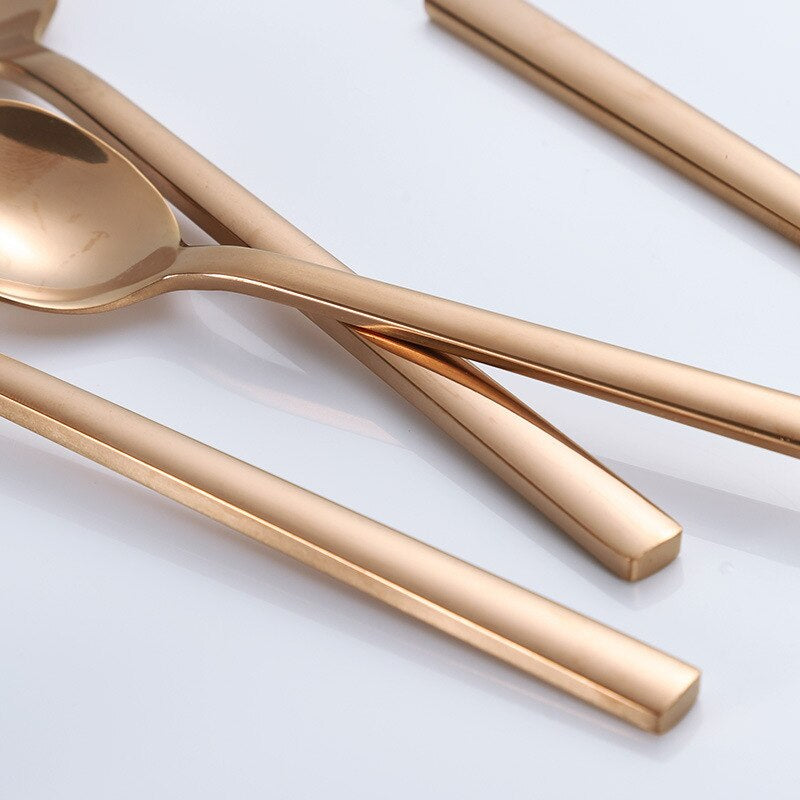 Salvenis — Stainless Steel Cutlery Set with Sleek Comfortable Design