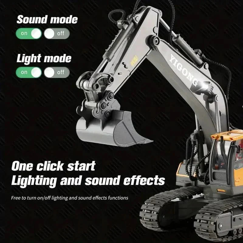 BuildMaster Pro: Exceptional Remote-Control Excavator for Fun