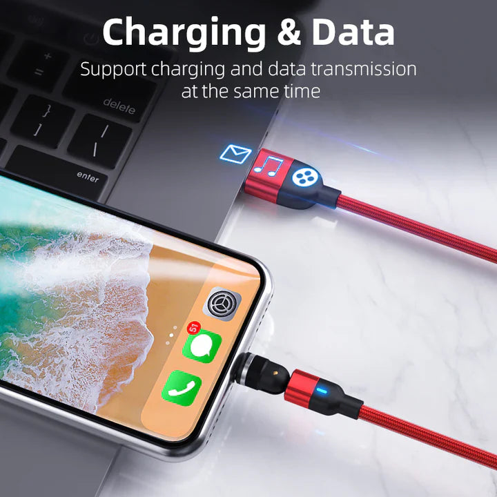 3.0 Charging Cable for iPhone, Android, and Type C Devices