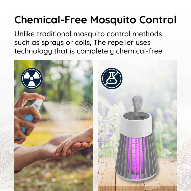 Rechargeable Portable Lamp with USB for Insect Repellent