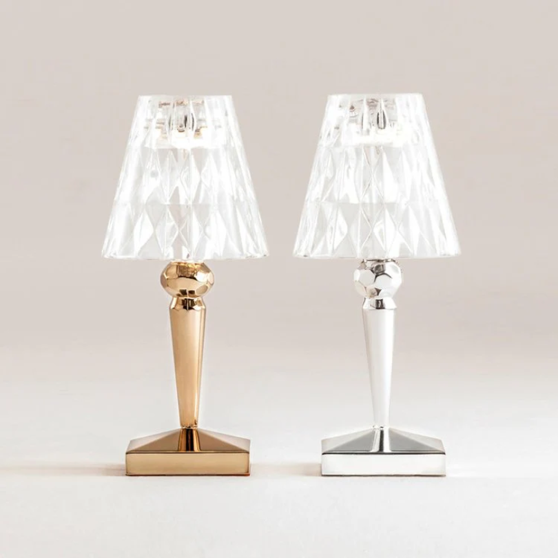 Elegant Crystal Glow Table Lamp for Chic Nightstands