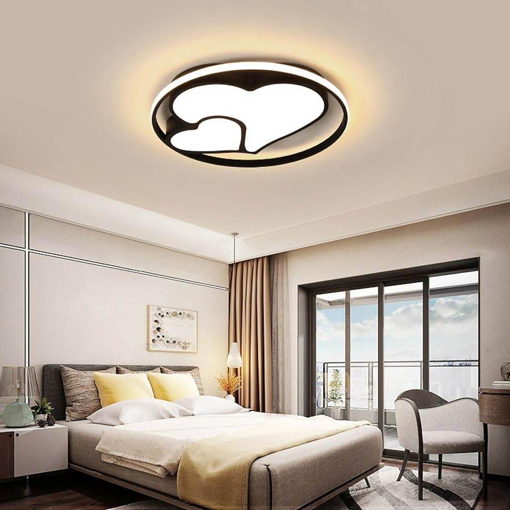 18'' LED 1-Light LED Dimmable Flush Mount Lights Modern LED Dimmable Ceiling Lights-dazuma