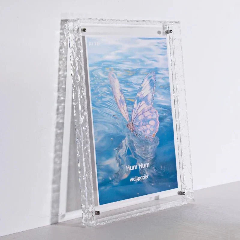 Sleek Dual-Sided Acrylic Picture Frame in A6 to A4 Sizes