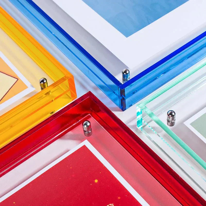 Sleek Dual-Sided Acrylic Picture Frame in A6 to A4 Sizes