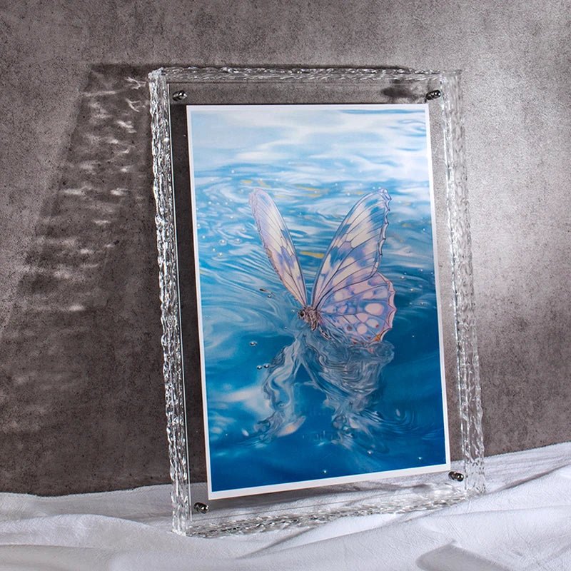Sleek Dual-Sided Acrylic Picture Frame in A6 to A4 Sizes