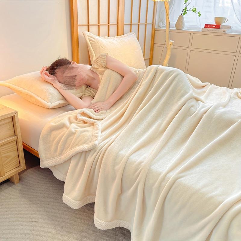 Coral Fleece Blanket | Soft & Warm | Cozy Winter Comfort | Polyester