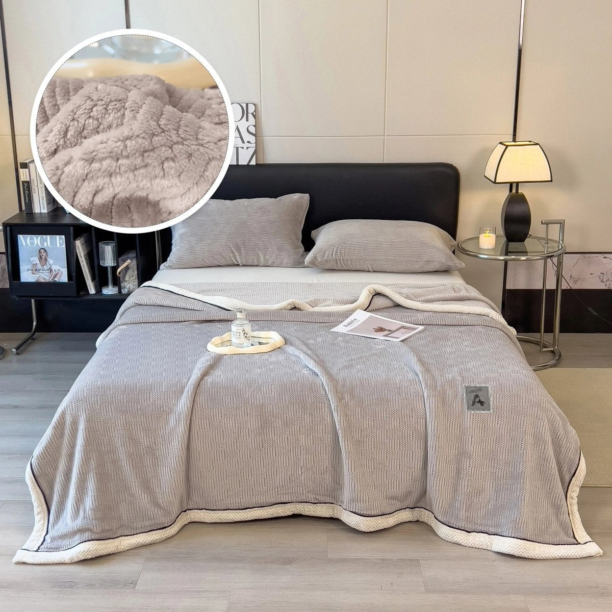 Fleece Blanket | Ultra Soft | Cozy Warmth Comfort | Synthetic Fiber