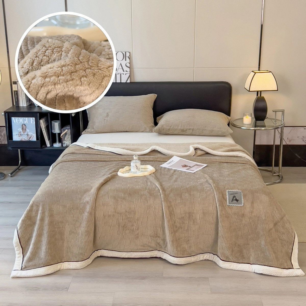 Fleece Blanket | Ultra Soft | Cozy Warmth Comfort | Synthetic Fiber