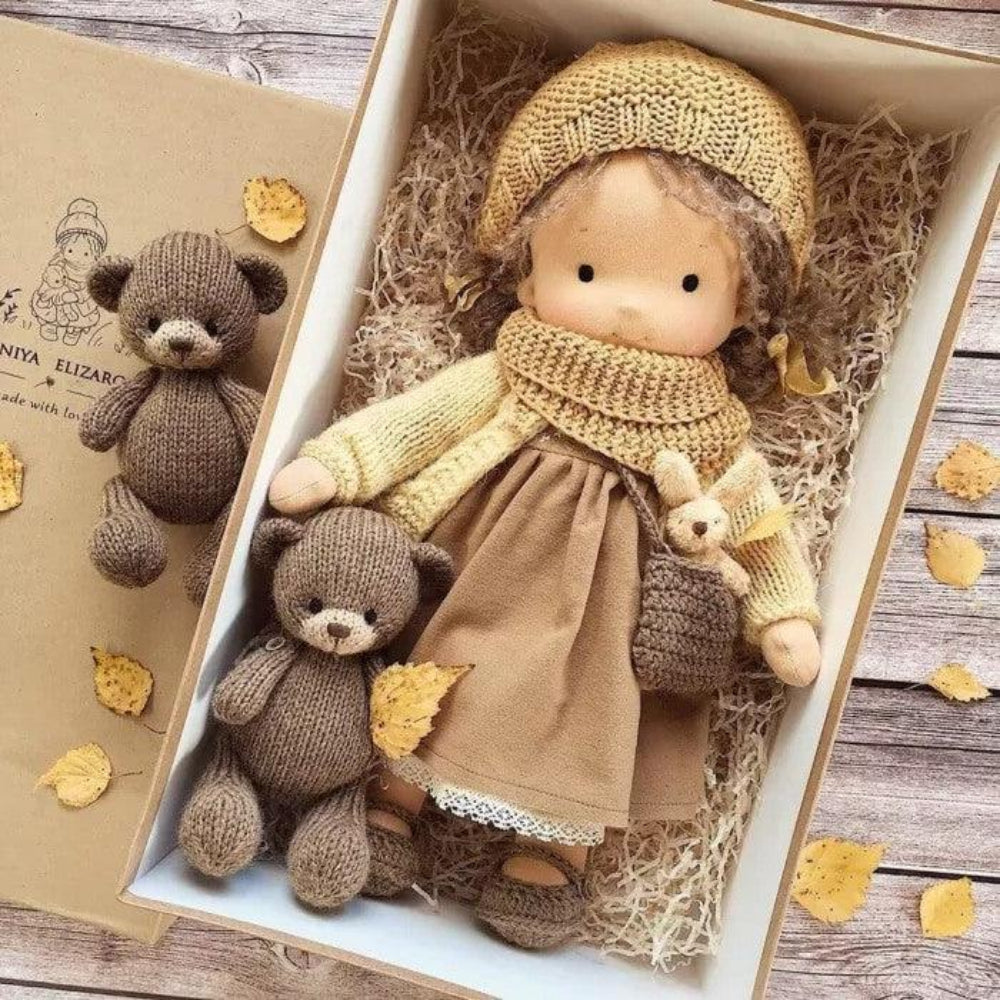 Cozy Companion Plush Doll for Imaginative Adventures