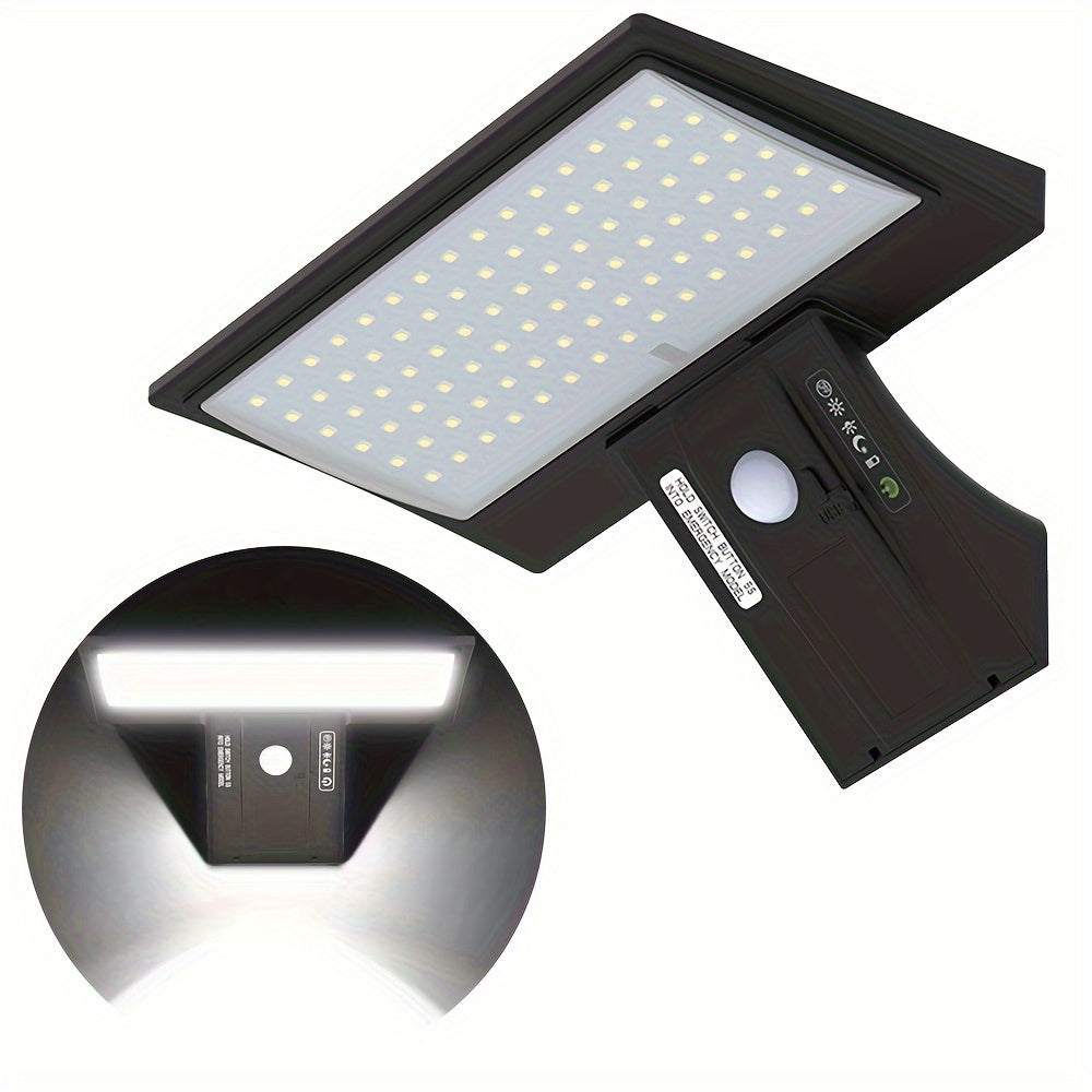Motion Sensor Solar Wall Light with Remote Control and LED
