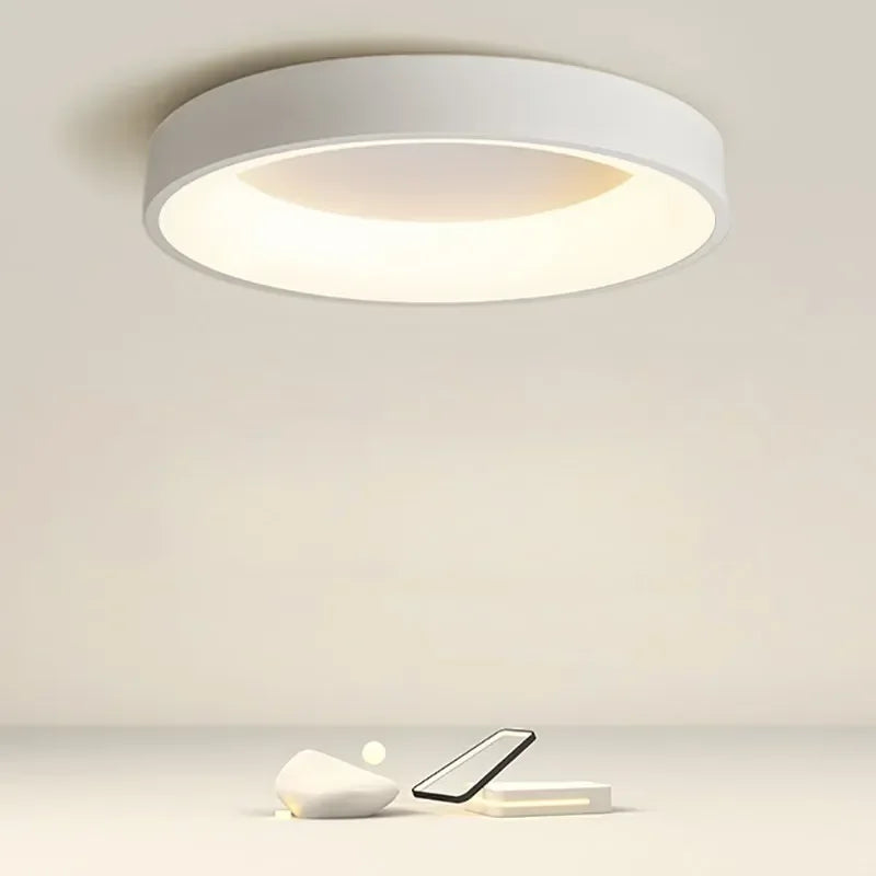 Round LED Ceiling Light | Nordic Minimalist Design | Energy-Efficient LED | Easy Installation