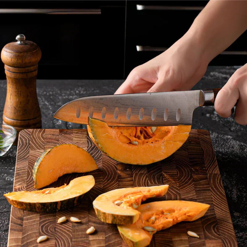 End Grain Cutting Board – Wooden Chopping Block for Kitchens and Chefs