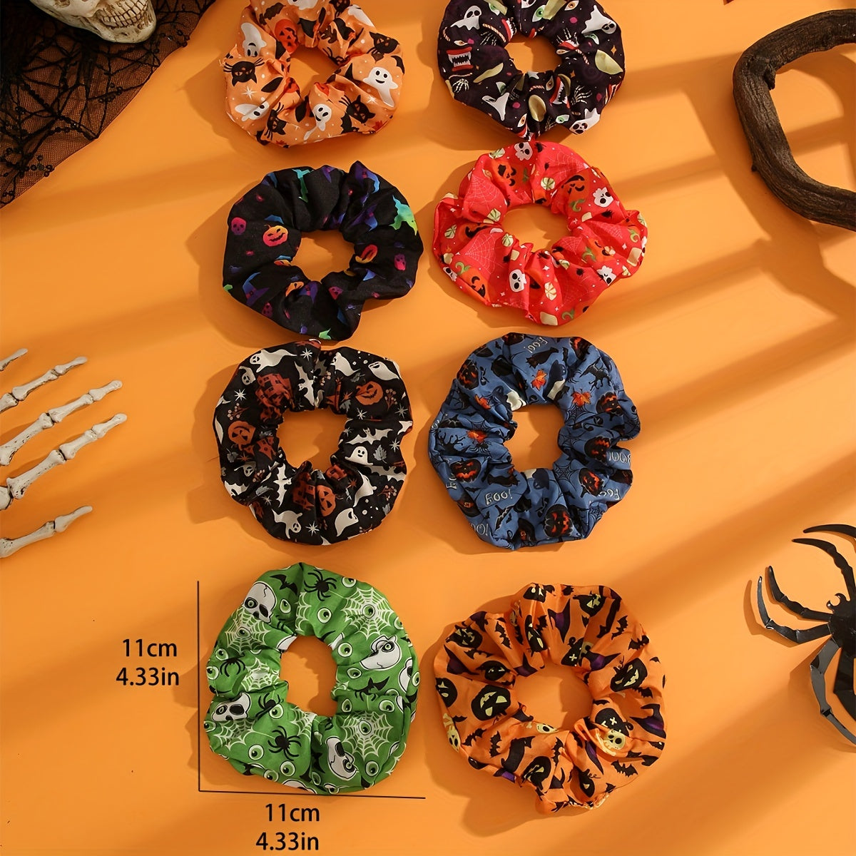 Vintage Fabric Hair Hoop Set Soft Comfortable Halloween Hair Accessories