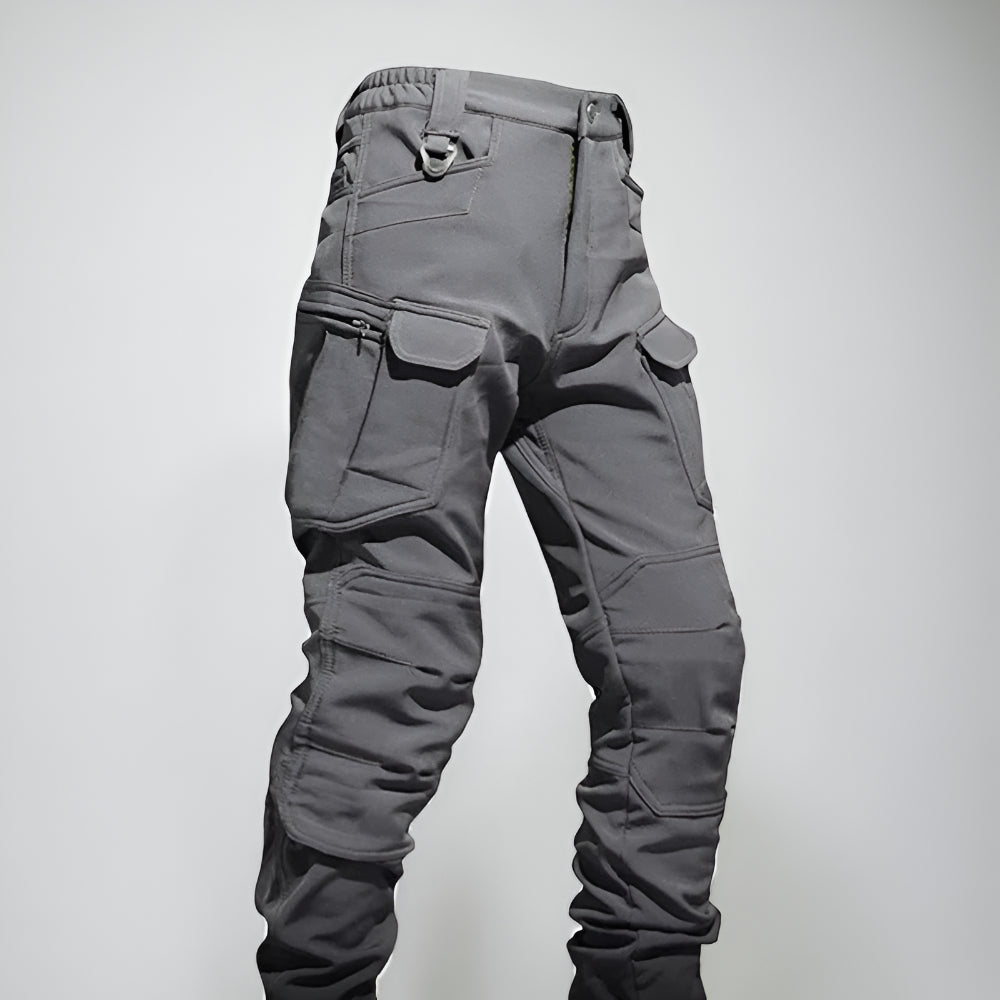 Men's Adventure-Ready Jacket and Cargo Pants Ensemble