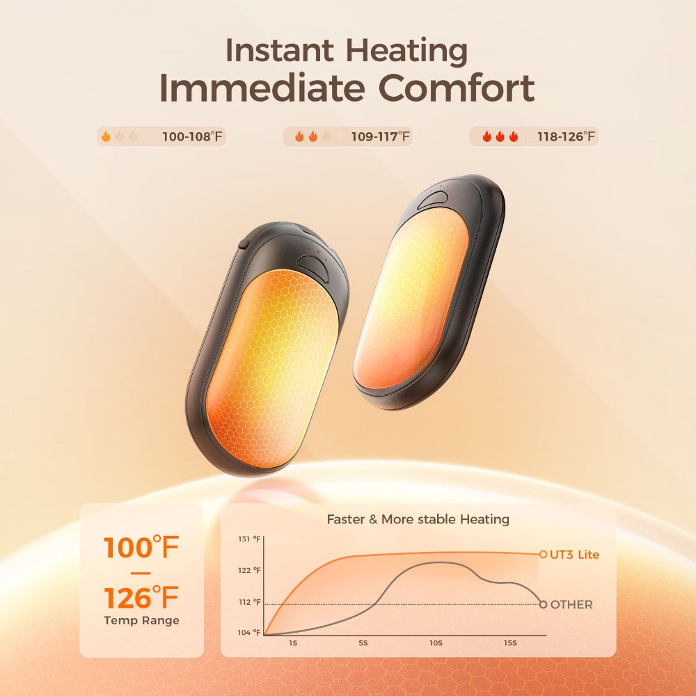 Compact Rechargeable Hand Heater for Ultimate Warmth