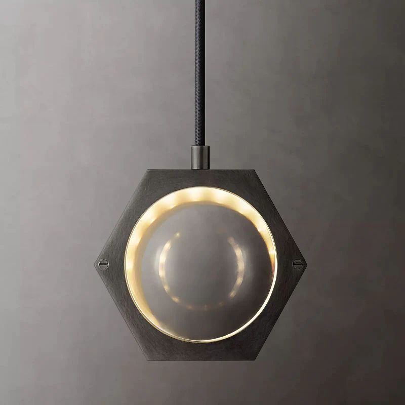 Liora — LED Crystal Orb Pendant Light with Dimmer Control