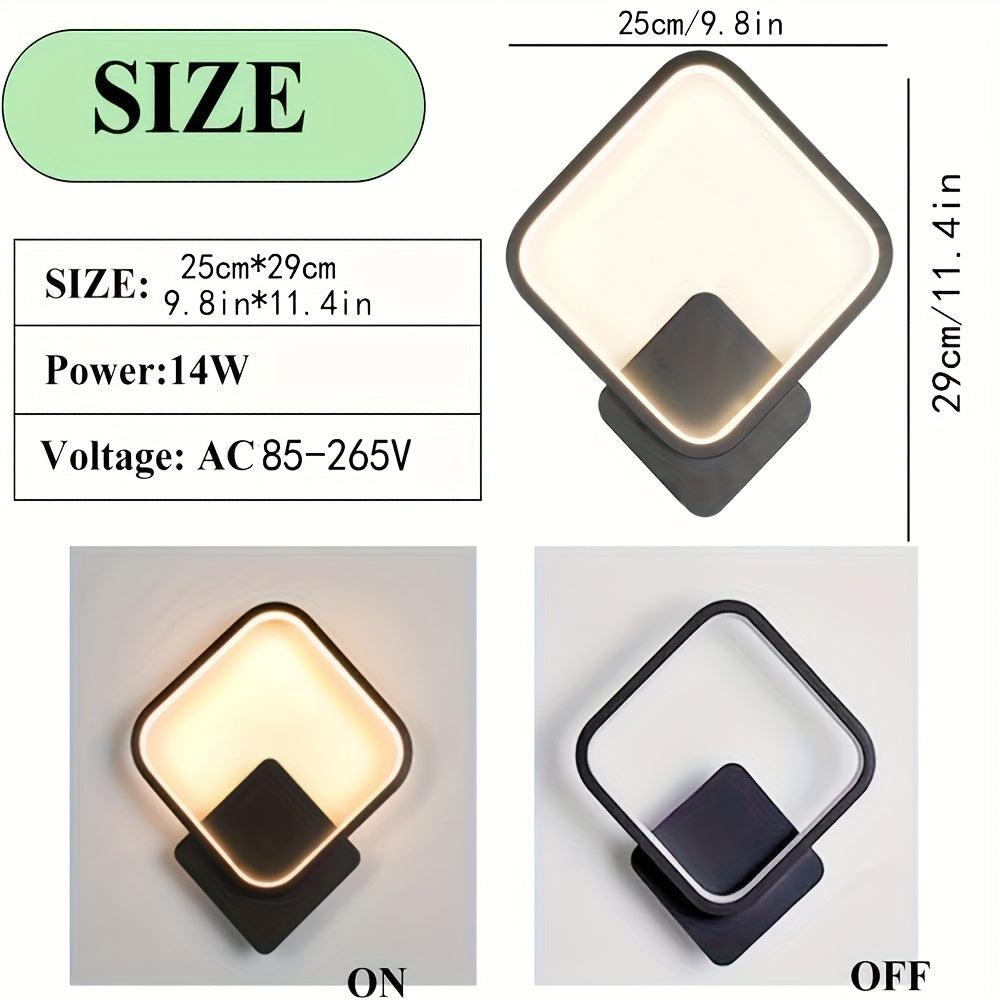 Sleek Geometric LED Wall Light for Stylish Indoor Spaces