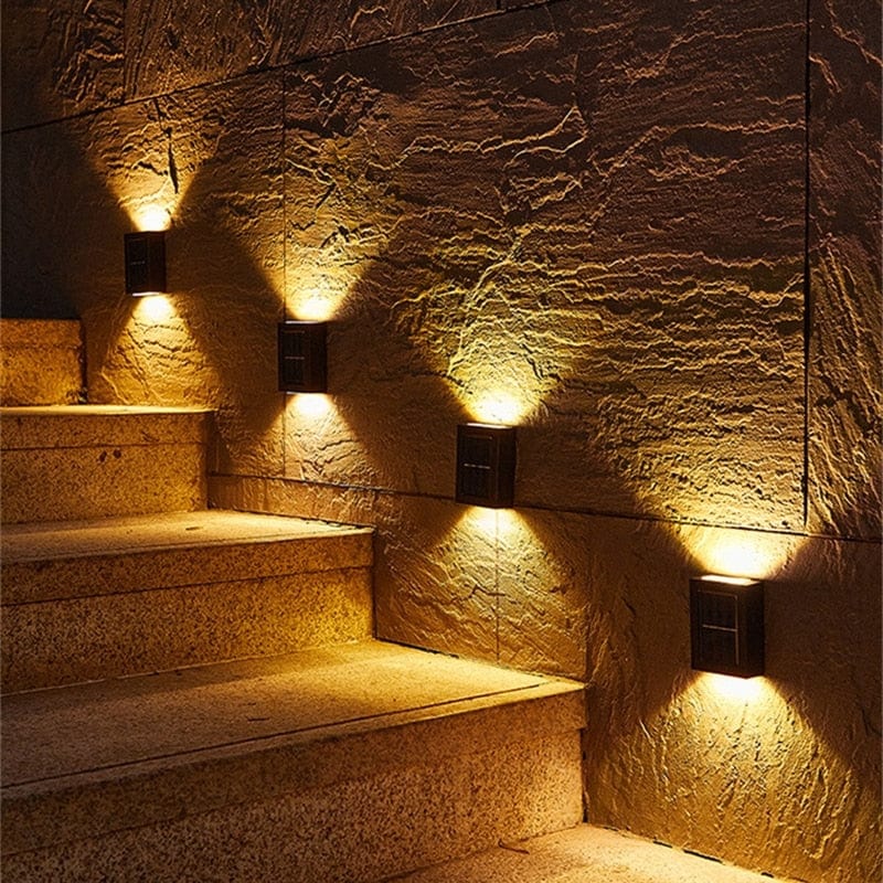 Liora — Solar Patio Wall Light with Warm Ambient Glow