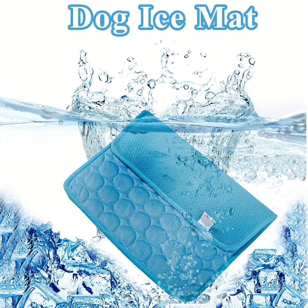 Cooling Mat for Dogs And Cats: Breathable, Washable Pet Bed with Polyester Fiber Filling, Ideal for Summer, Car Seat And Small House Covers, Dog Cooling Mat