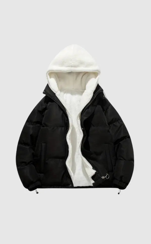 Winter Jacket | Quilted | Adjustable Hood Warmth | Fleece Lining