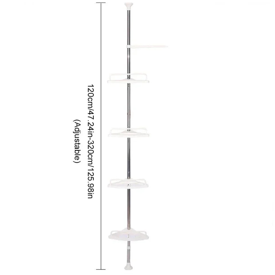 Versatile Shower Storage Tower with Rust-Resistant Features
