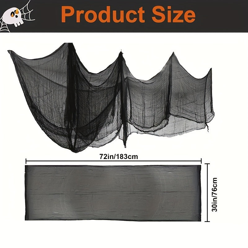 Black Creepy Cloth Halloween Decoration for Haunted Houses & Parties