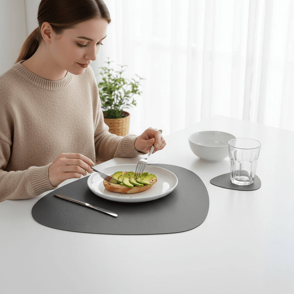Chic Dining Essentials: Heat-Resistant Placemats & Coasters