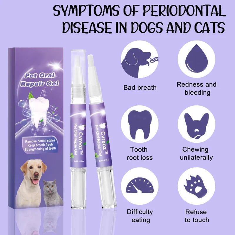Natural Oral Care Gel for Cats and Dogs – Dental Hygiene Solution