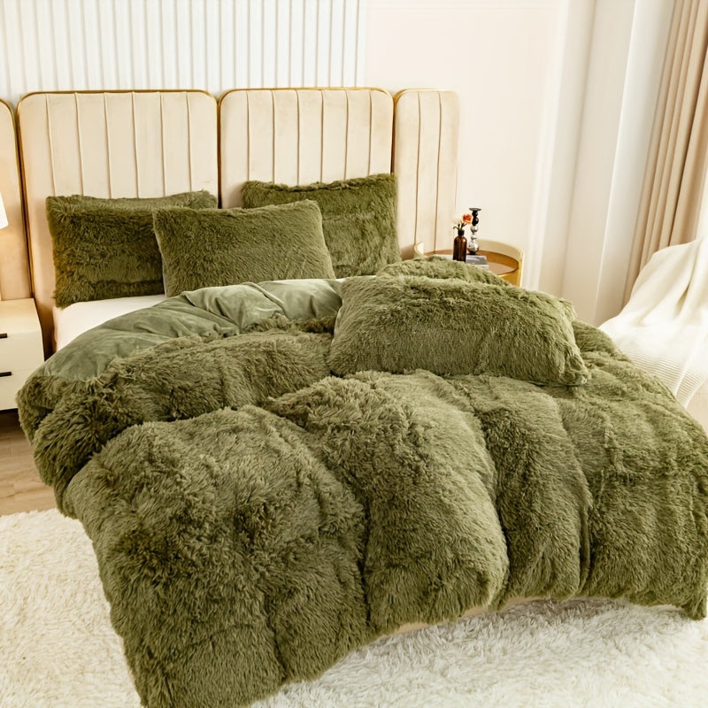 Quilt Cover Set | Wrinkle-Resistant | Soft Cozy Warmth | Polyester