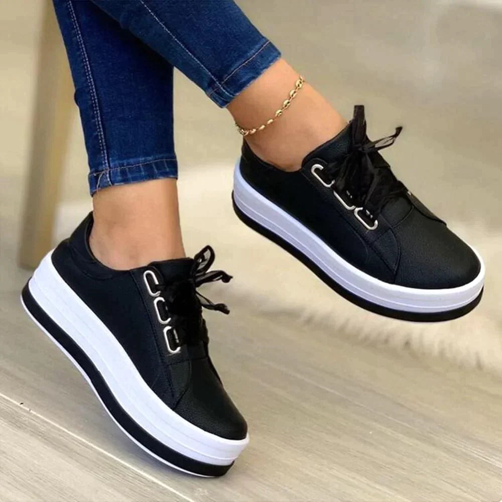 Women’s Platform Sneakers | Soft Stable Slip-Resistant Sole | Individual Custom Fit | Comfortable Summer Wear