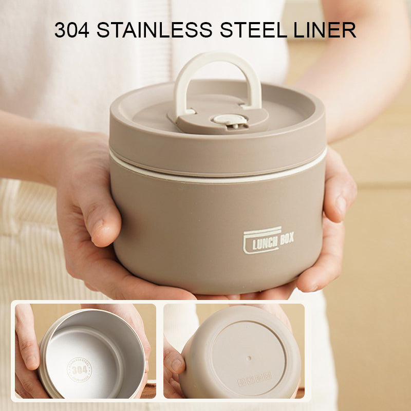 Nivaro — Insulated Stainless Steel Lunchbox with Leak-Proof Bag