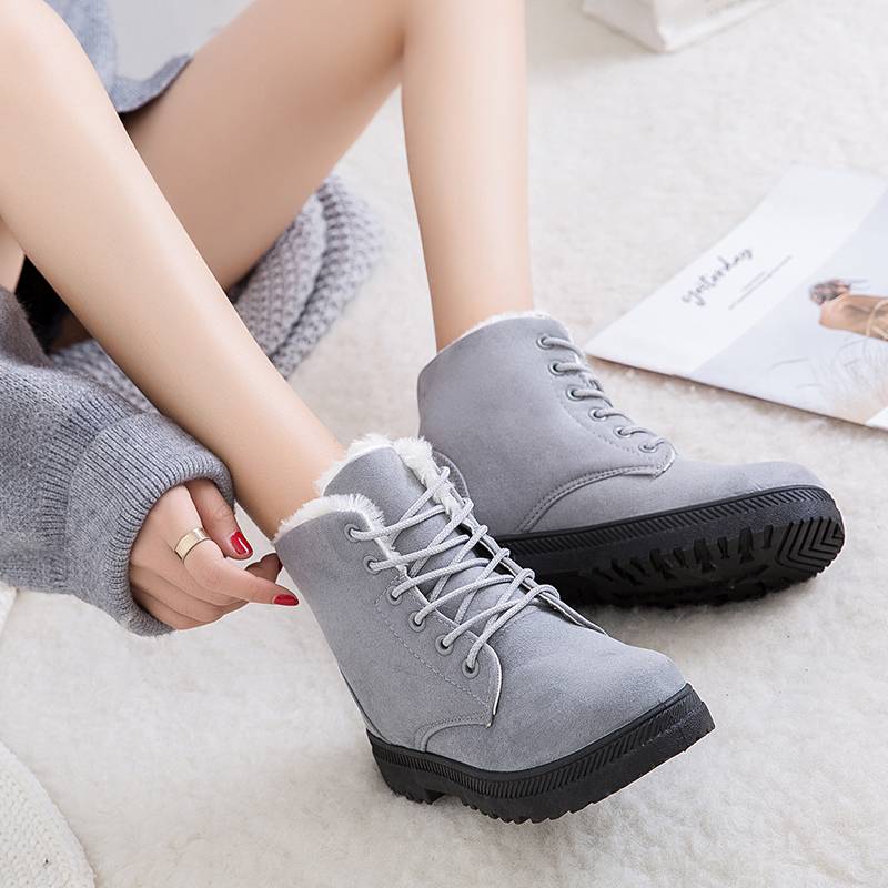 Women’s Winter Boots | Faux Fur Lining & Non-Slip Sole | Suede & Wool Upper | Memory Foam Comfort