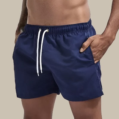 Men's Swim Shorts | Quick-Drying Fabric & Drawstring Waist | Mid-Thigh Length | Comfortable Fit