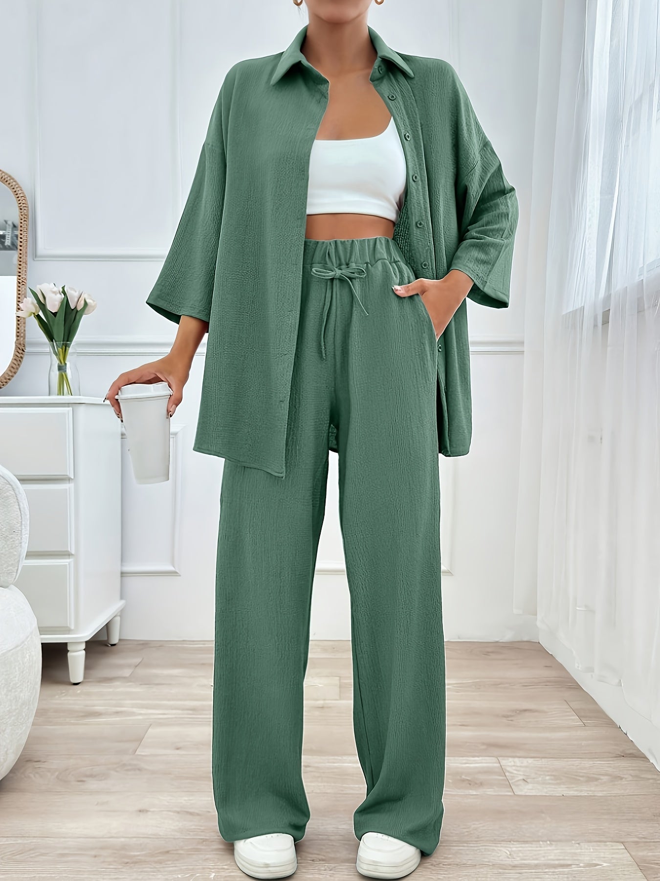 Loungewear Set | Loose Fit | All-Day Comfort | Polyester