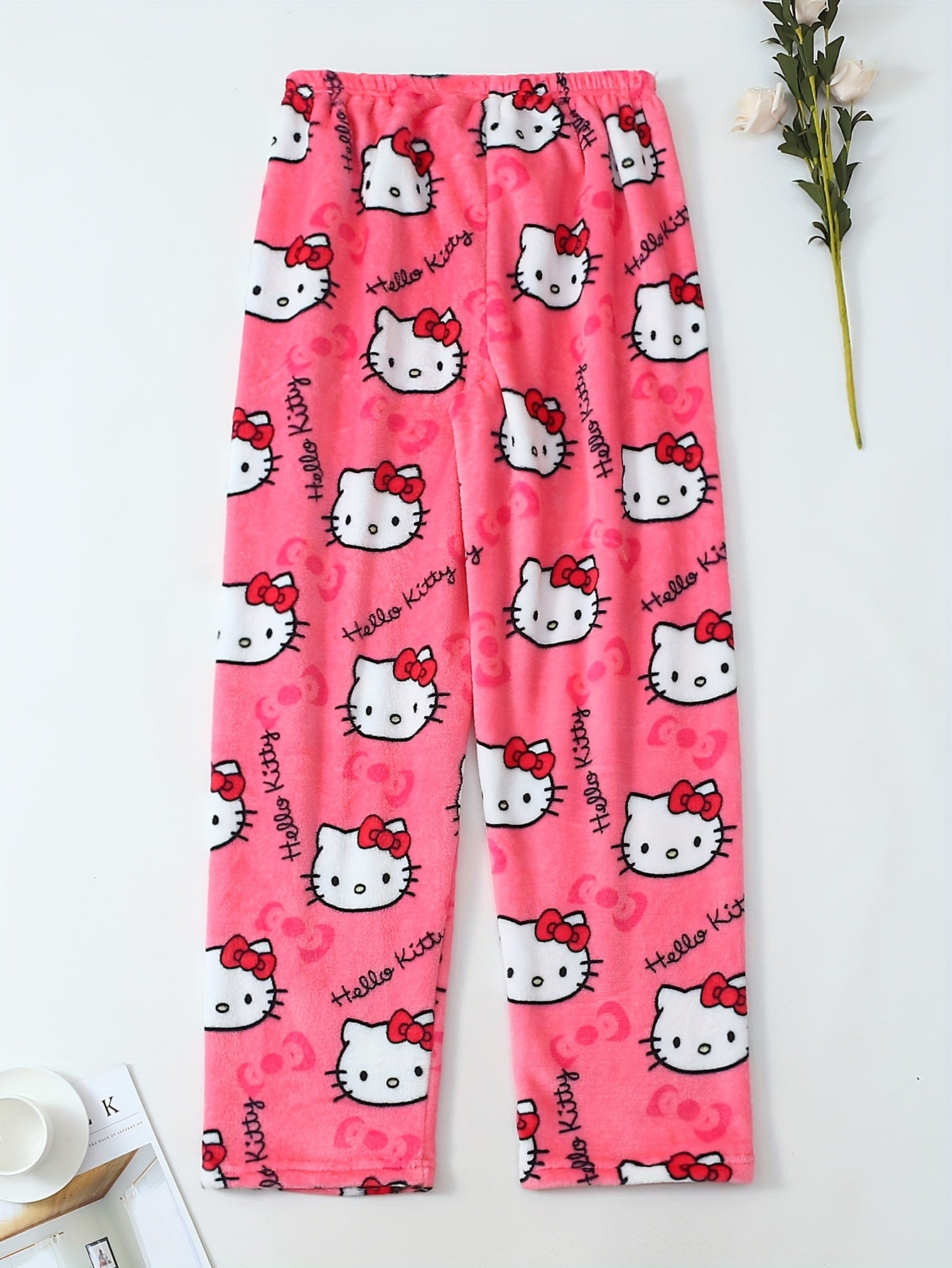 Flannel Sleep Pants | Cartoon Print | Warm and Cozy Comfort | Polyester