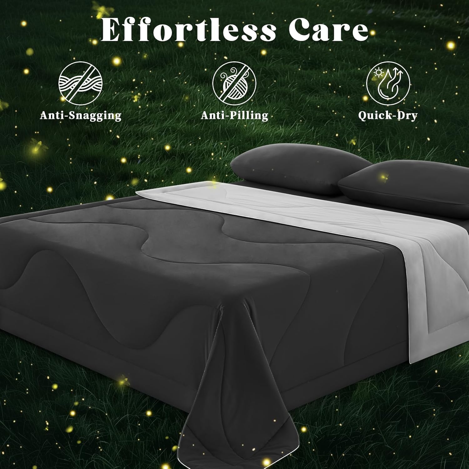 Double-Sided Cooling Blanket for Hot Sleepers | Breathable Ice Fabric