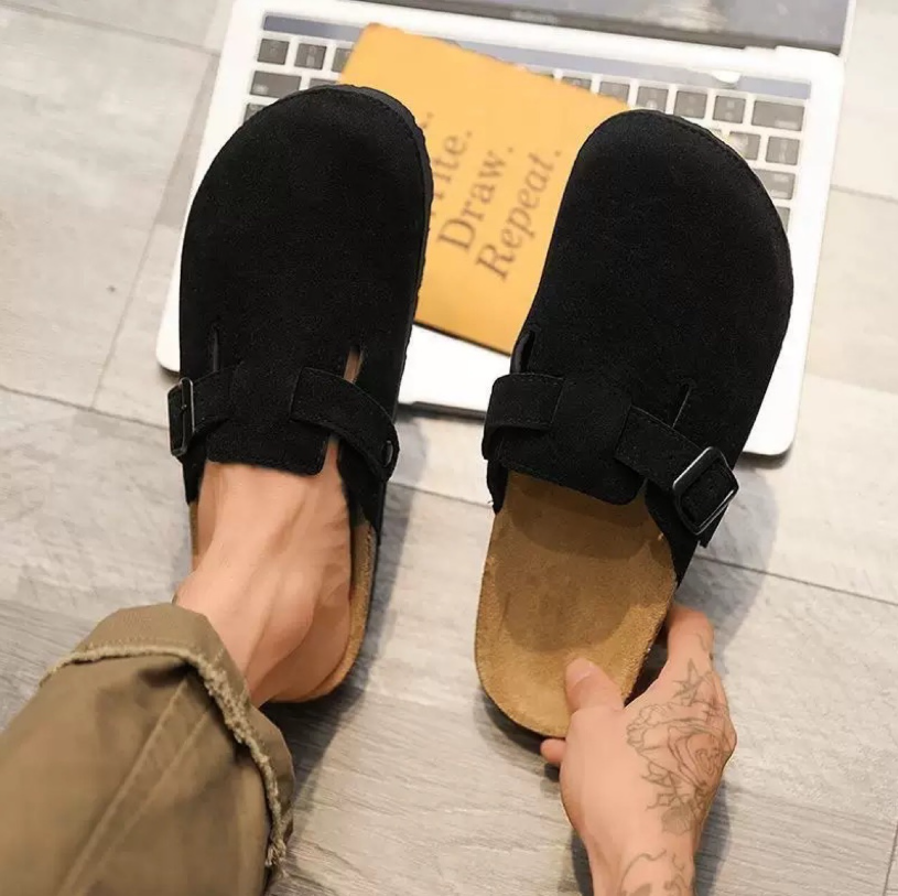 Women’s Slippers | Buckled Slip-On Clog Design | Faux Fur Lining & Cushioned Footbed | Comfortable Fit