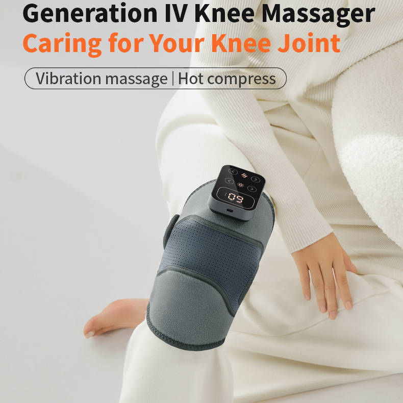 Heat and Vibration Knee Massager – Cordless Pain Relief Device