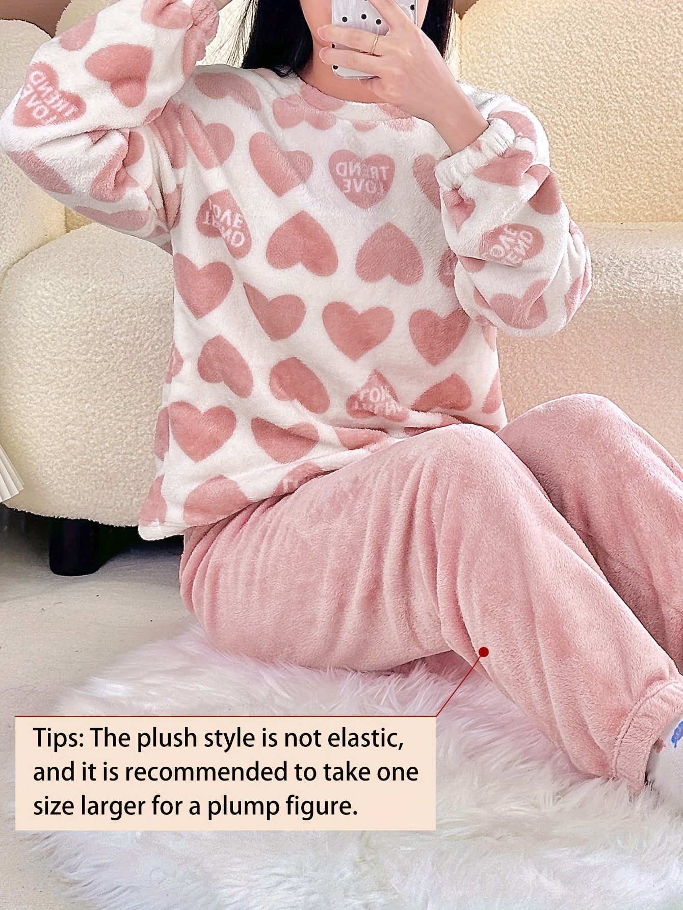 Women’s Pajama Set | Long Sleeve | Soft Cozy Comfort | Polyester
