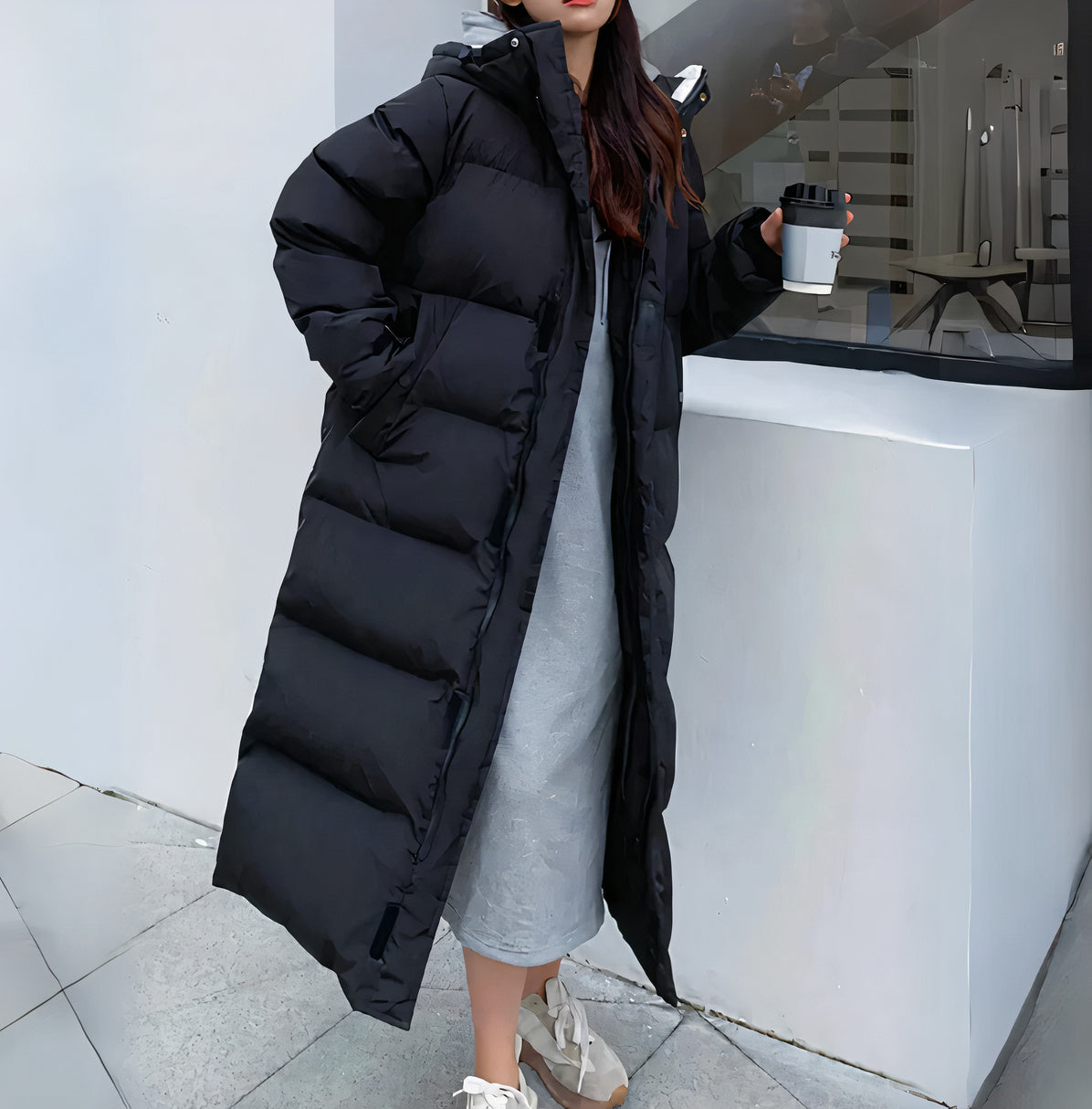 Women's Long Winter Parka | Water- and Windproof | Cozy Lining & Hood | Cold Weather Protection