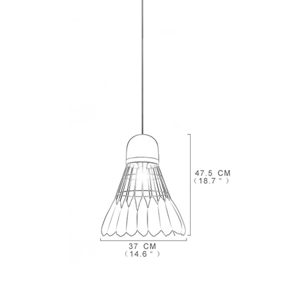 8'' Incandescent 1-Light Pendant Light Modern LED Metal Mini Geometrical Sputnik Island Lights
