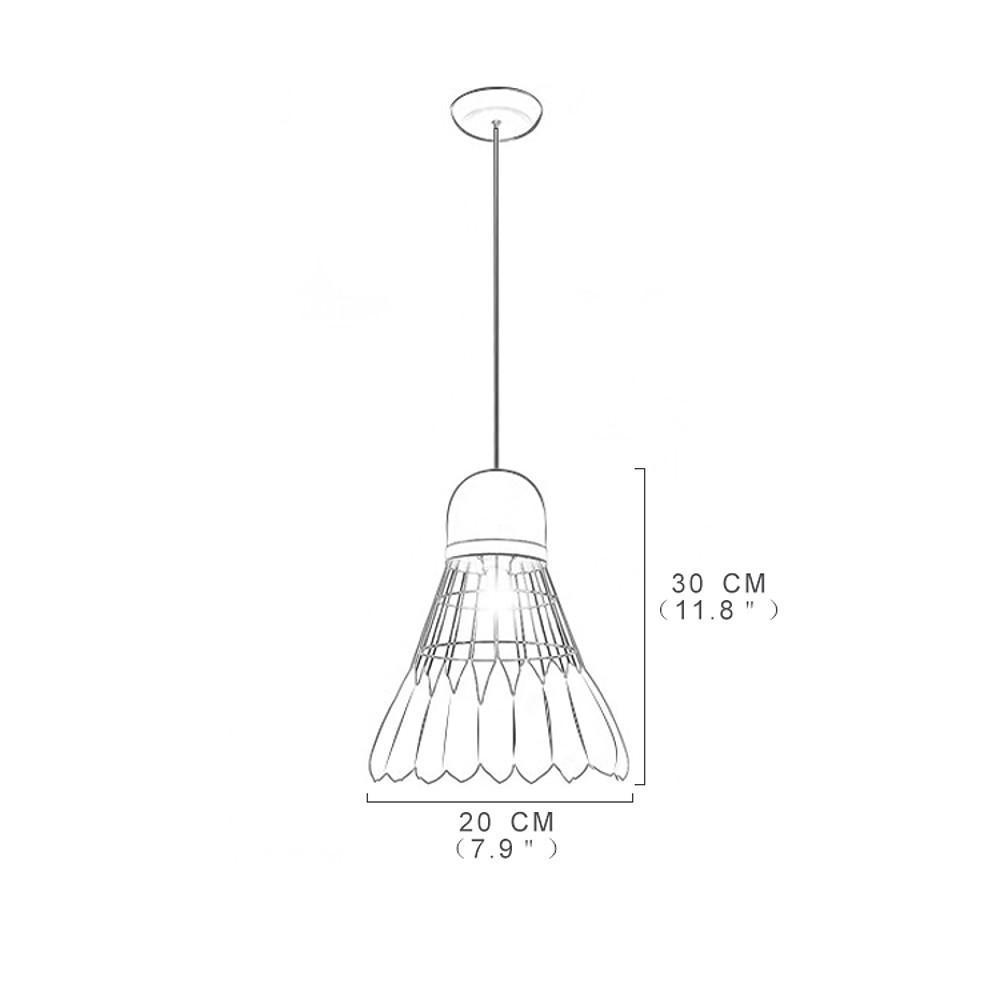 8'' Incandescent 1-Light Pendant Light Modern LED Metal Mini Geometrical Sputnik Island Lights-dazuma
