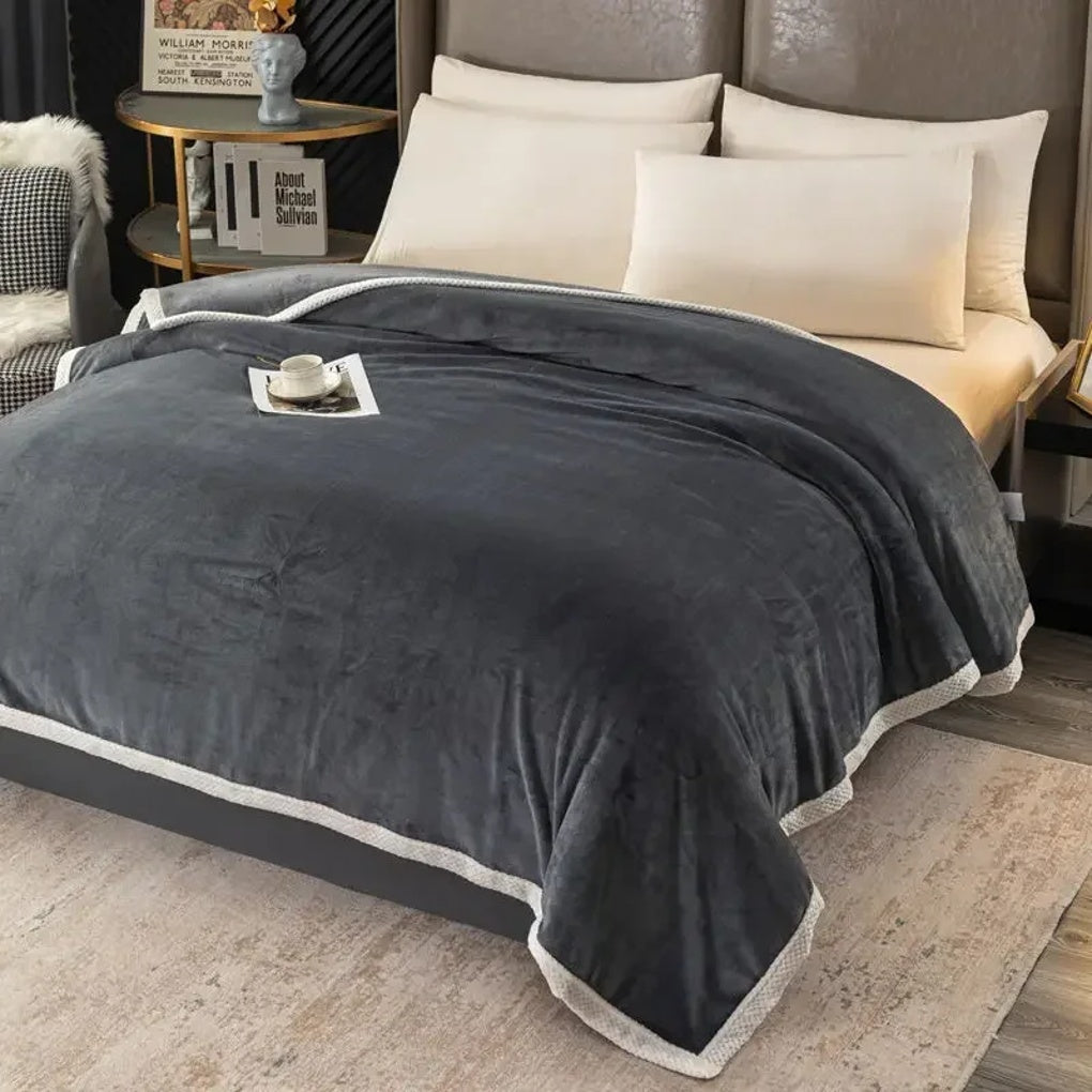 Luxurious Plush Fleece Throw Blanket