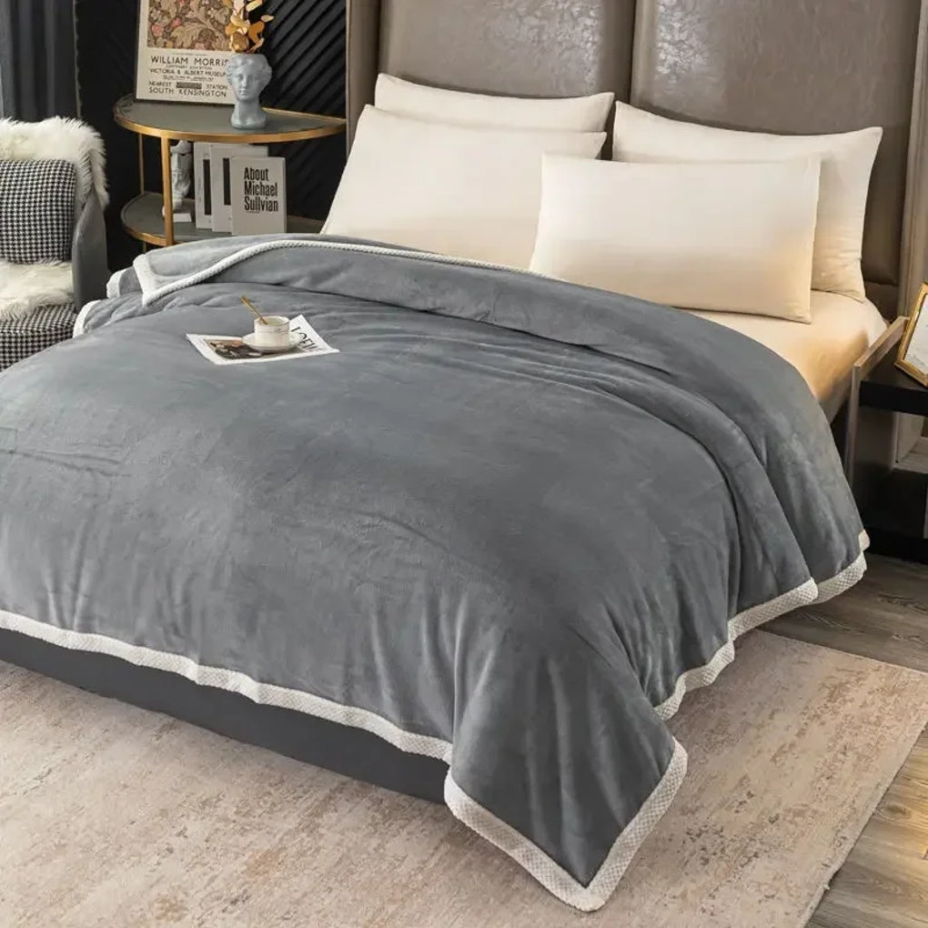 Luxurious Plush Fleece Throw Blanket