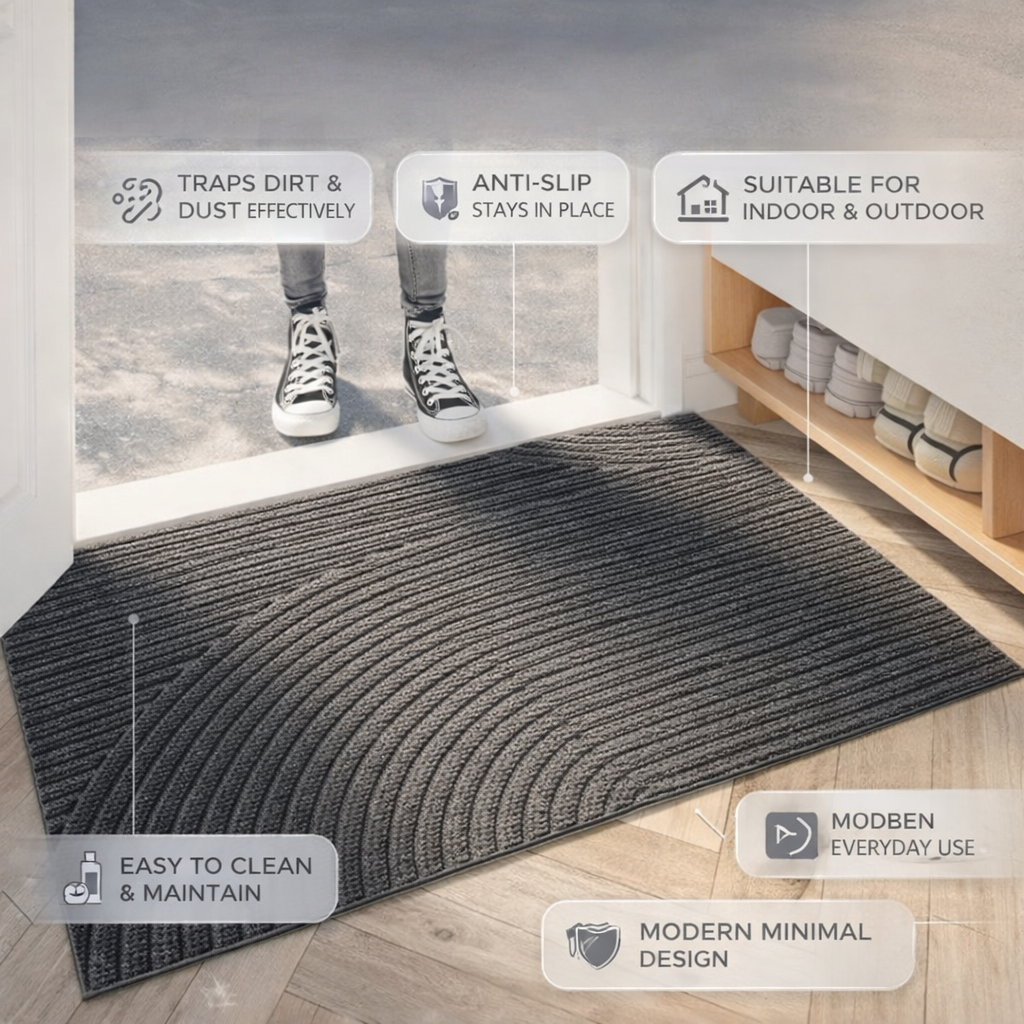 Durable Non-Slip Mat for Home Entryways and Outdoor Spaces