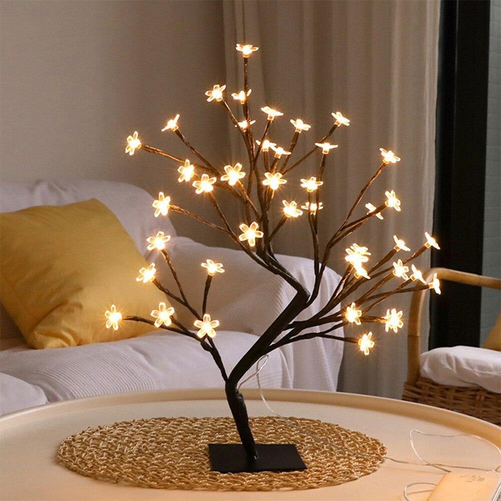 Cherry Blossom Table Lamp - Decorative LED Lamp