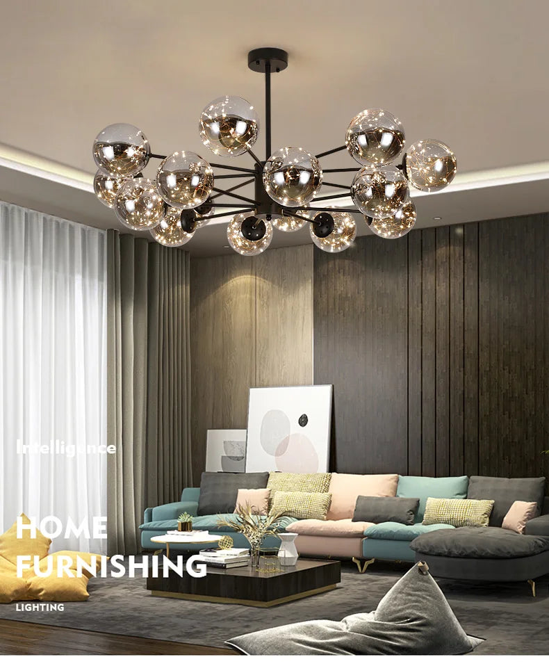 Elegant Sphere Chandelier for Luxurious Living Spaces
