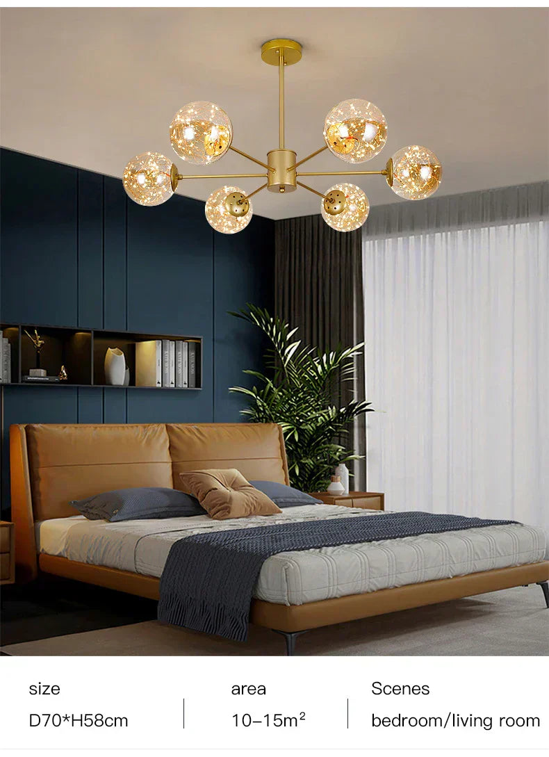 Elegant Sphere Chandelier for Luxurious Living Spaces